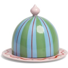 Тарілка для десерту з кришкою-куполом Jolly ogreen, Ø 18 см, & Klevering 2833-02