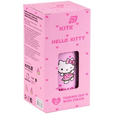 Термочашка з трубочкою, 350мл Hello Kitty HK25-1263