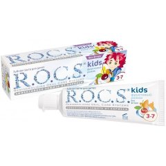 Зубна паста R.O.C.S. Kids Фруктовий ріжок (без фтору) 45 г 03-01-017, Білий