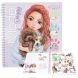 Альбом для декорування з наклейками TOPModel Doggy Colouring Book 0413218