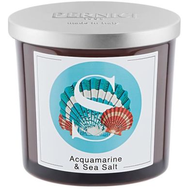Ароматическая свеча Pernici Elementi Acquamarine & Sea Salt (Аквамарин и Морская соль), 200 г Pernici 102.0018