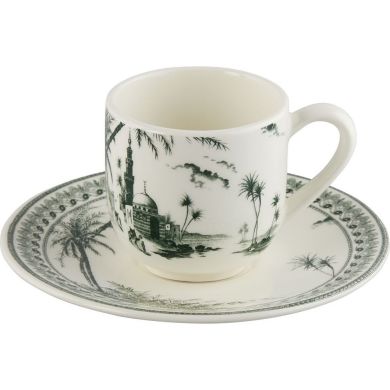 Чашка/блюдце для кофе DEPAREILLEES VERT, &Oslash; 12, 9 см GIEN 18412PTM01
