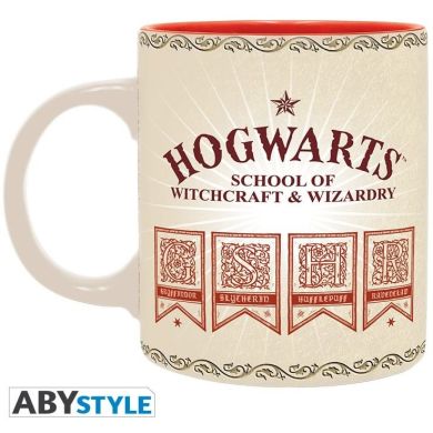 Чашка Harry Potter Hogwarts 4 Houses 4 факультета Хогвартса, 320 мл ABYstyle ABYMUG489