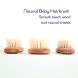 Дерев'яна щітка для волосся з натуральної щетини Natural Baby Hairbrush 2029 5060425950132