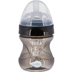 Детская Антиколиковая бутылочка Nuvita Mimic Cool 150 мл черная NV6012