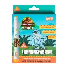 Фломастери Yes Jurassic World, SUPER JUMBO 8 кол., super washable 650617