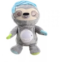 Игрушка FUNMUCH Ленивец с функцией колебания, проектором; колыбельные, белый шум FM666-75