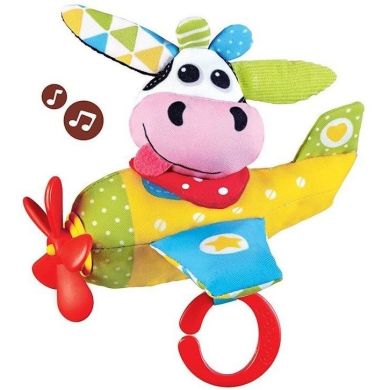 Іграшка-підвіска Yookidoo музична Корівка-пілот 40147