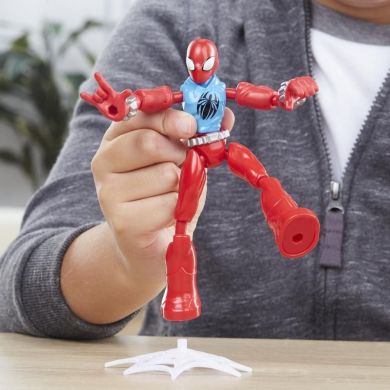 Ігрова фігурка героя фільму «Людина павук» серії «Bend and Flex» Scarlet Spider 15 см Marvel F2297