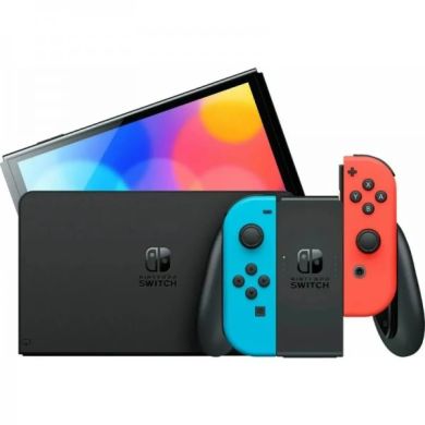 Ігрова консоль Nintendo Switch OLED (червоний та синій) 045496453442