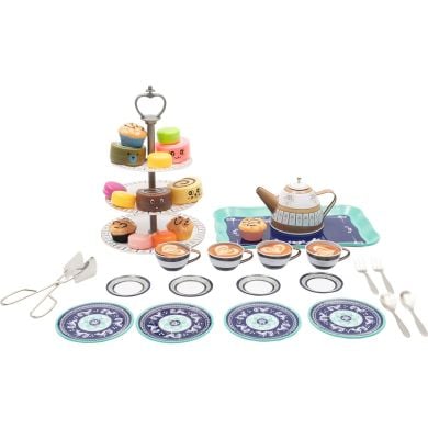 Игровой набор чайный сервиз из 39 предметов металлический 555-CH026