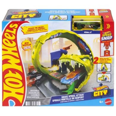 Игровой набор Спиральная атака Змеи серии Опасные создания Hot Wheels JBM63