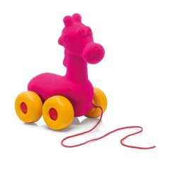 Іграшка з каучукової піни Rubbabu (Рубабу) Жираф рожевий 26130, Рожевий