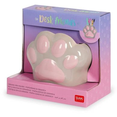 Керамическая подставка для ручек Лапка котика Legami PHS0008