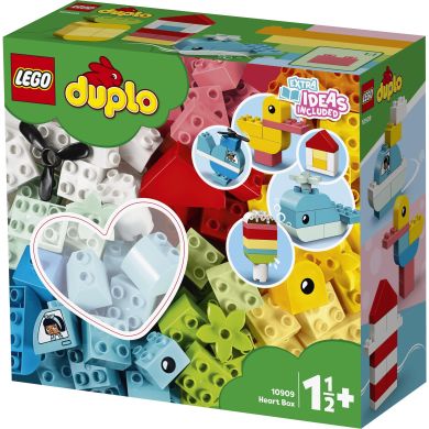 Конструктор LEGO DUPLO Коробка Серце, 80 деталей 10909