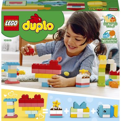 Конструктор LEGO DUPLO Коробка Серце, 80 деталей 10909