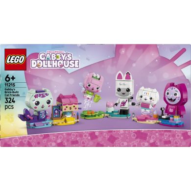 Конструктор LEGO Gabby's Dollhouse Друзья-кошки Габби из кубиков 11215