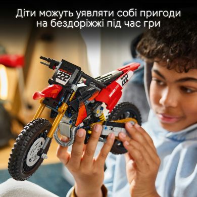 Конструктор Мотоцикл Ducati Desmo450 MX Factory Lego Technic 457 дет. 42238