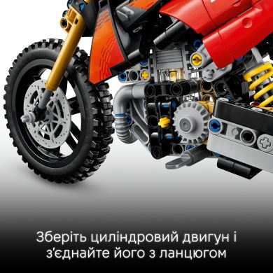 Конструктор Мотоцикл Ducati Desmo450 MX Factory Lego Technic 457 дет. 42238