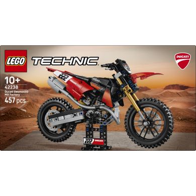 Конструктор Мотоцикл Ducati Desmo450 MX Factory Lego Technic 457 дет. 42238