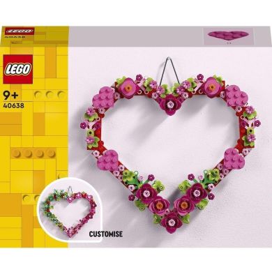 Конструктор Візерунок у вигляді серця Lego Iconic 40638
