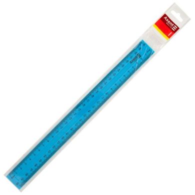 Лінійка пластикова Axent, 30 см, блакитна D9800-03