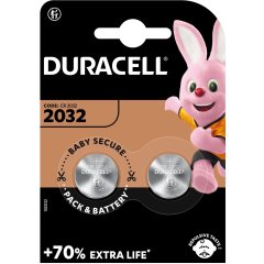 Літієва батарейка Duracell Specialty типу таблетка 3 В DL2032/CR2032 2 шт 5006231 5000394054967