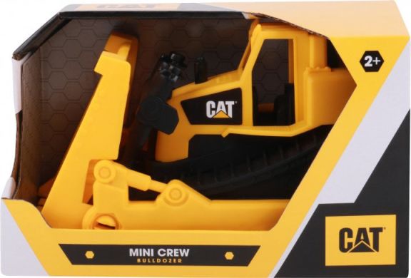 Машинка CAT мини-строительная техника Бульдозер 17 см 82012F, Жёлтый