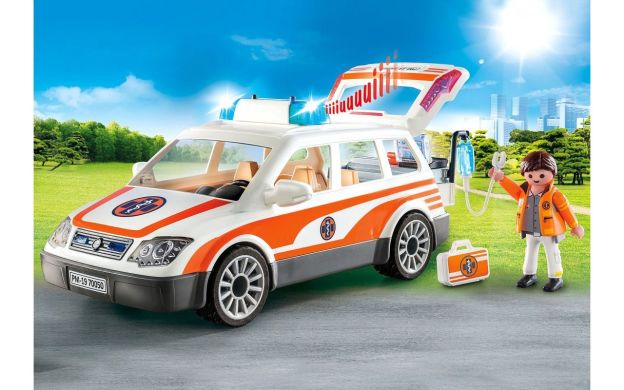 Машинка Playmobil Реанимобиль с сиреной 70050
