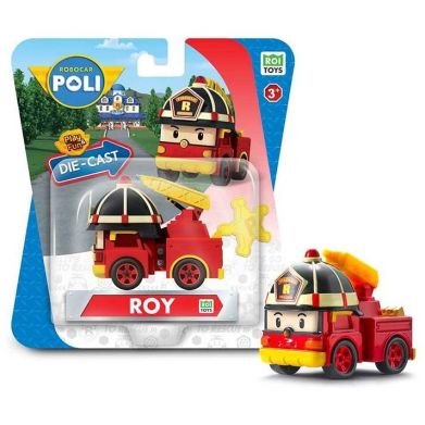Металева колекційна машинка робокар РОЙ DIE CAST Robocar Poli MRT-0601