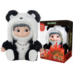 Мягкая игрушка лимитированная POP TOP Letsvan серии Wakuku - ПАНДА 800% 37 см, в асс. 17WK-P8-P1