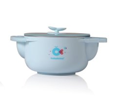 Набір дитячого посуду Babyhood 3 в 1 для годування блакитний BH-405B, Блакитний