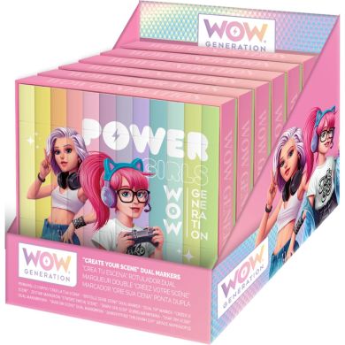 Набор двухсторонних маркеров Wow Generation cdu WOW00060