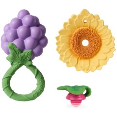 Набор прорезывателей &laquo;Виноград&raquo;, Oli&Carol PACK-NEWBORN- RATTTLE-GRA