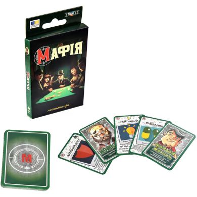 Настольная игра Stateg Мафия развлекательная на украинском языке (30974) STRATEG 30974