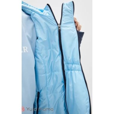 Пальто для вагітних Yula mama XL Синій Kristin