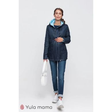 Пальто для беременных Yula mama XL Синий Kristin