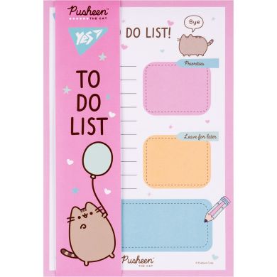 Папір для нотаток на магніті Yes To Do Pusheen 170339