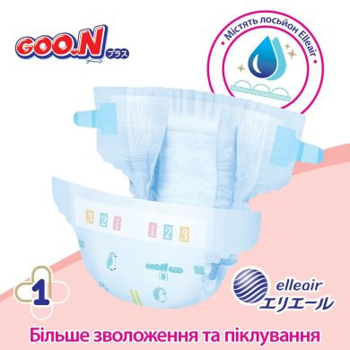 Подгузники GOO.N Plus для детей 6-11 кг (размер М на липучках унисекс 52 шт) 4902011118759, М