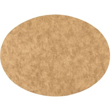 Плейсмат под тарелку TROJA овальная, 33&times;45 см, золотая Tiseco ZZ0490GOLD