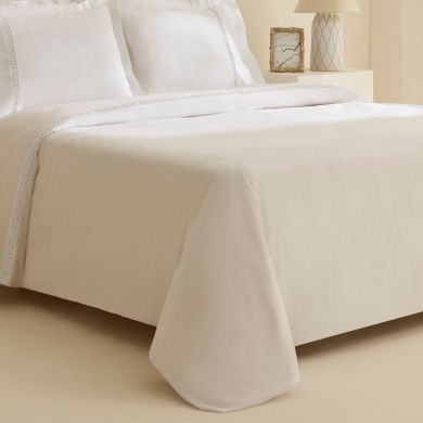 Постельное белье Karaca Home Indila, белое (простыня 240x260, пододеяльник 200x220, 2 наволочки 50x70) 1000248979001