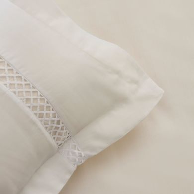 Постельное белье Karaca Home Indila, белое (простыня 240x260, пододеяльник 200x220, 2 наволочки 50x70) 1000248979001