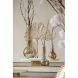 Украшение на подставке 36x10x48 см LEAF золотой+мрамор белый Light&Living 7488285