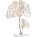 Украшение на подставке 36x10x48 см LEAF золотой+мрамор белый Light&Living 7488285