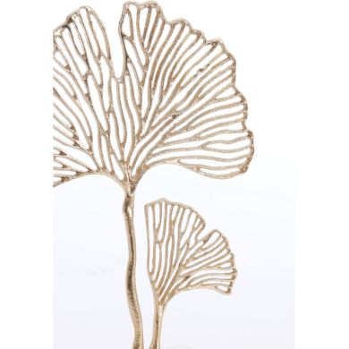 Украшение на подставке 36x10x48 см LEAF золотой+мрамор белый Light&Living 7488285