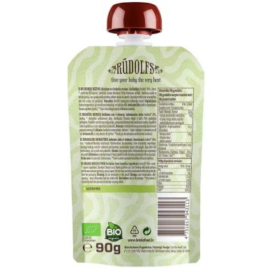Пюре Броколі органічне (90 г) Rudolfs 4751017943113