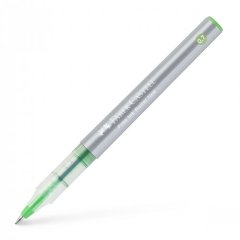 Ручка ролер Faber-Castell Free Ink 0,7 мм, колір світло-зелений 29340