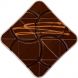 Шоколад темний Spell з шоколадною карамеллю 100гр 4820207310834