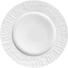 Тарелка для закусок, фарфор 27&times;1,5 см, белая LEGGERO POMAX 41190-WHI-50