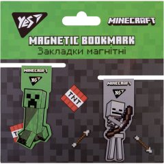 Закладки магнітні YES Minecraft, 2шт. 707828